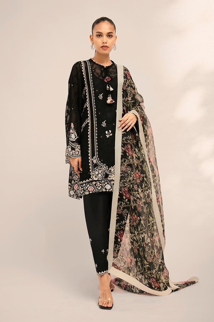 Kurta & Dupatta-Cotton Net