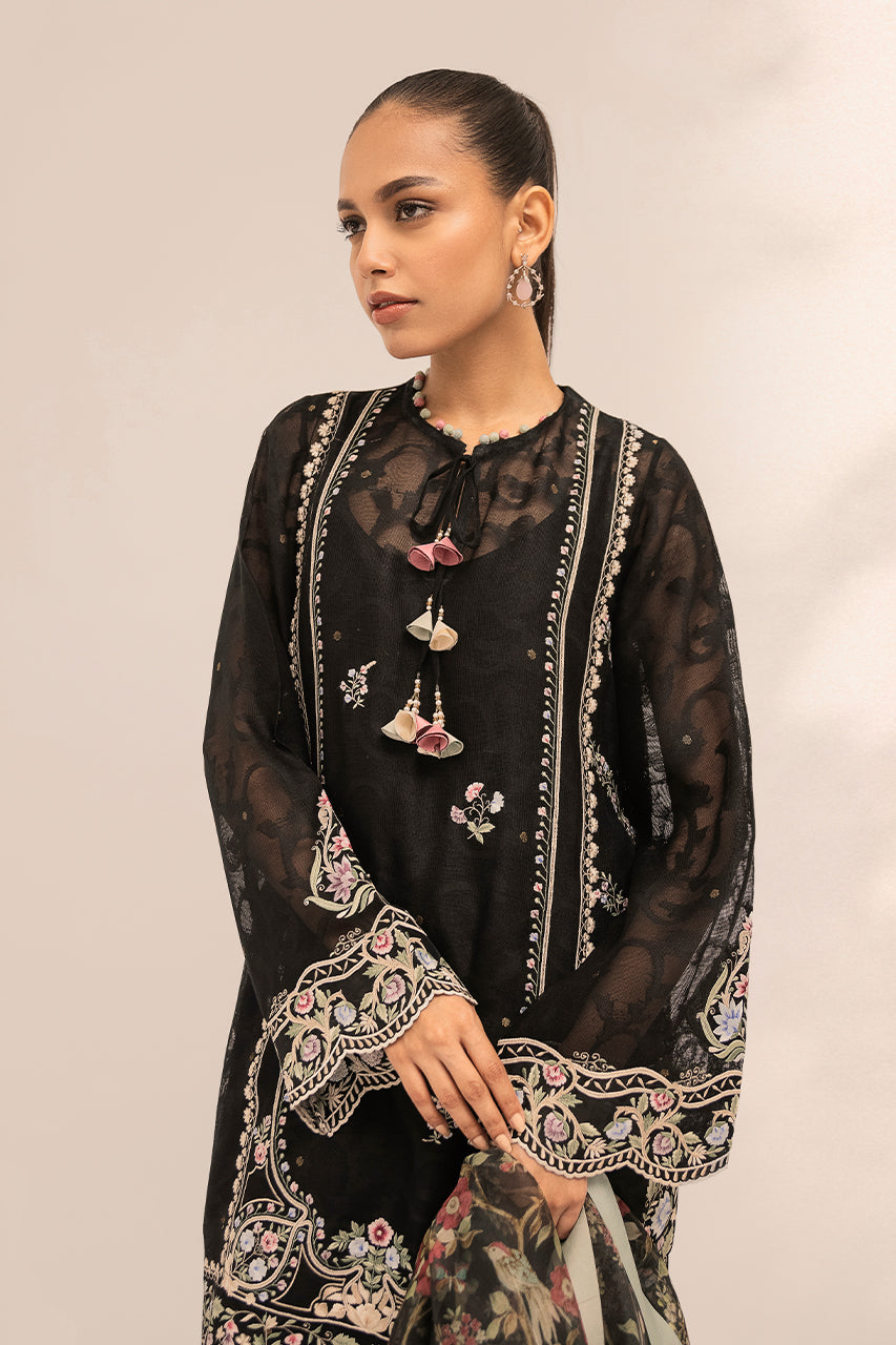 Kurta & Dupatta-Cotton Net