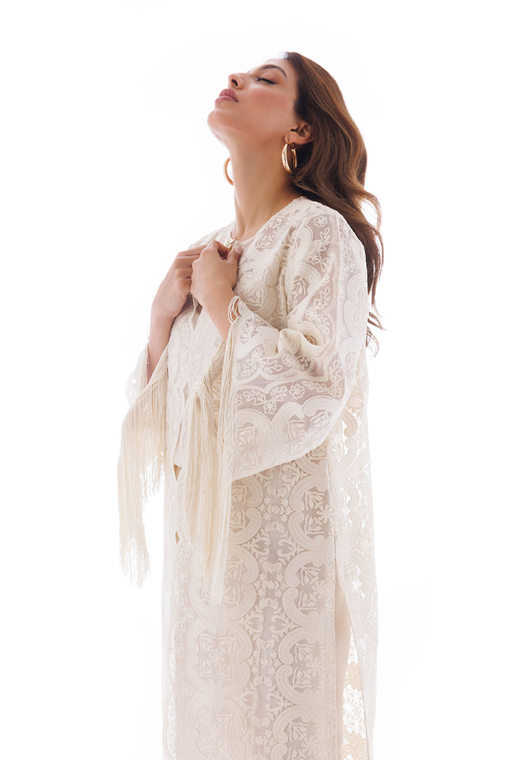 Jacket & Slip-Jacket: Organza, Slip: Crepe