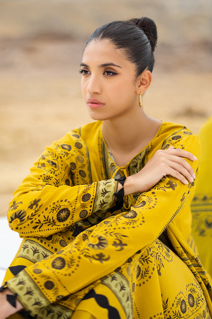 mishal-b-Casual Pret-Trousers-Raw Silk-Clothing