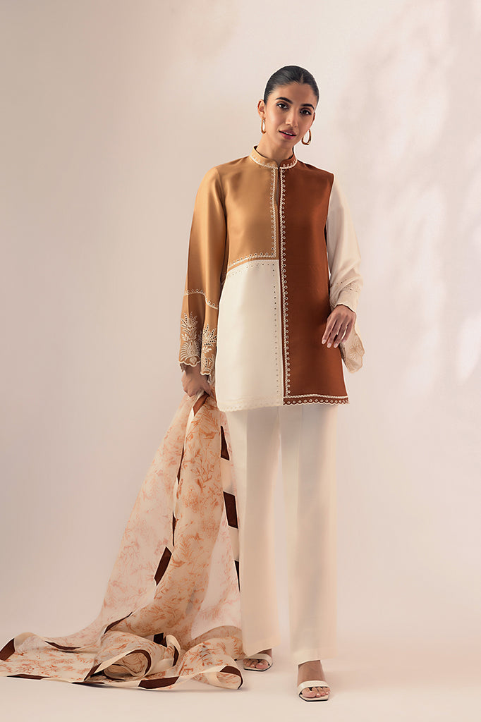 Kurta & Dupatta-Raw Silk