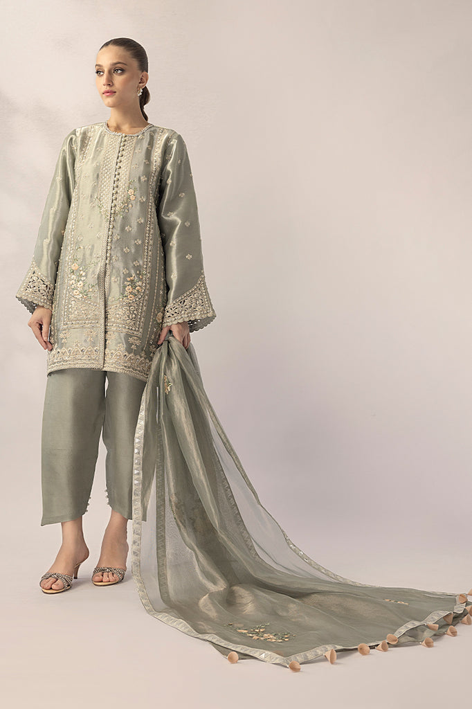 Kurta And Dupatta-Tissue