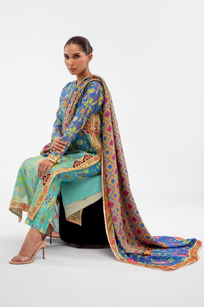 aylin-b-Luxe Pret-Full Set-Medium Silk / Khaddi Silk-Clothing