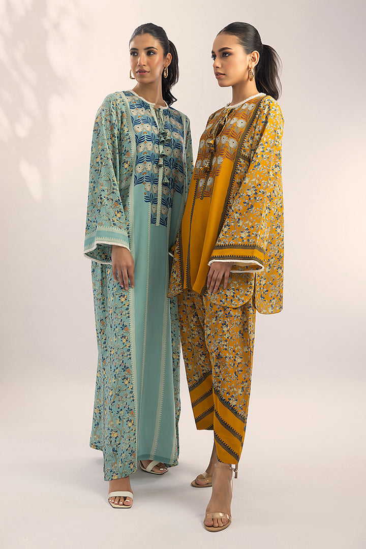 Pants-Raw Silk