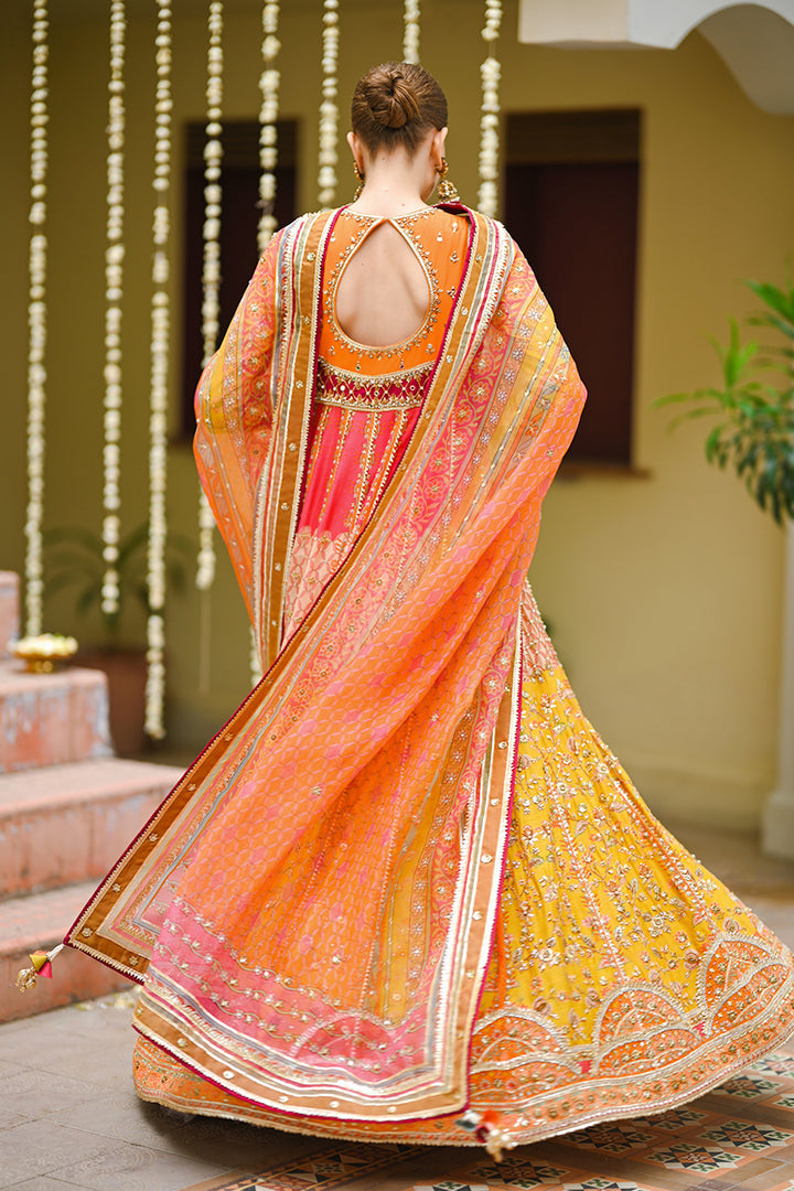 Peshwas And Dupatta-Khaddi Silk