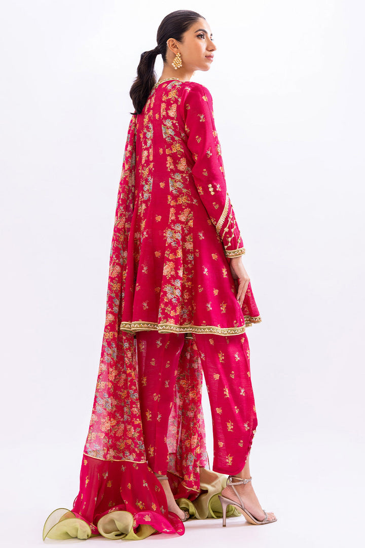 Angharka & Dupatta-Khaddi Silk