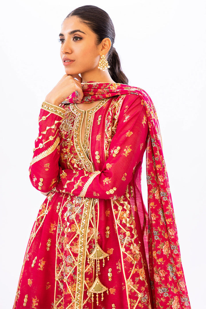 Angharka & Dupatta-Khaddi Silk