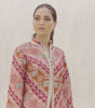 Gota Embellished Printed, Patterned Self Jamawar Short Jacket.