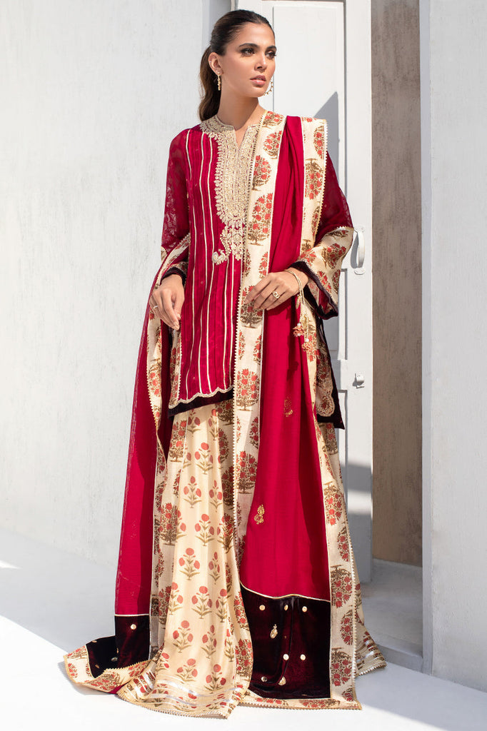 Kurta & Dupatta-Cotton Net