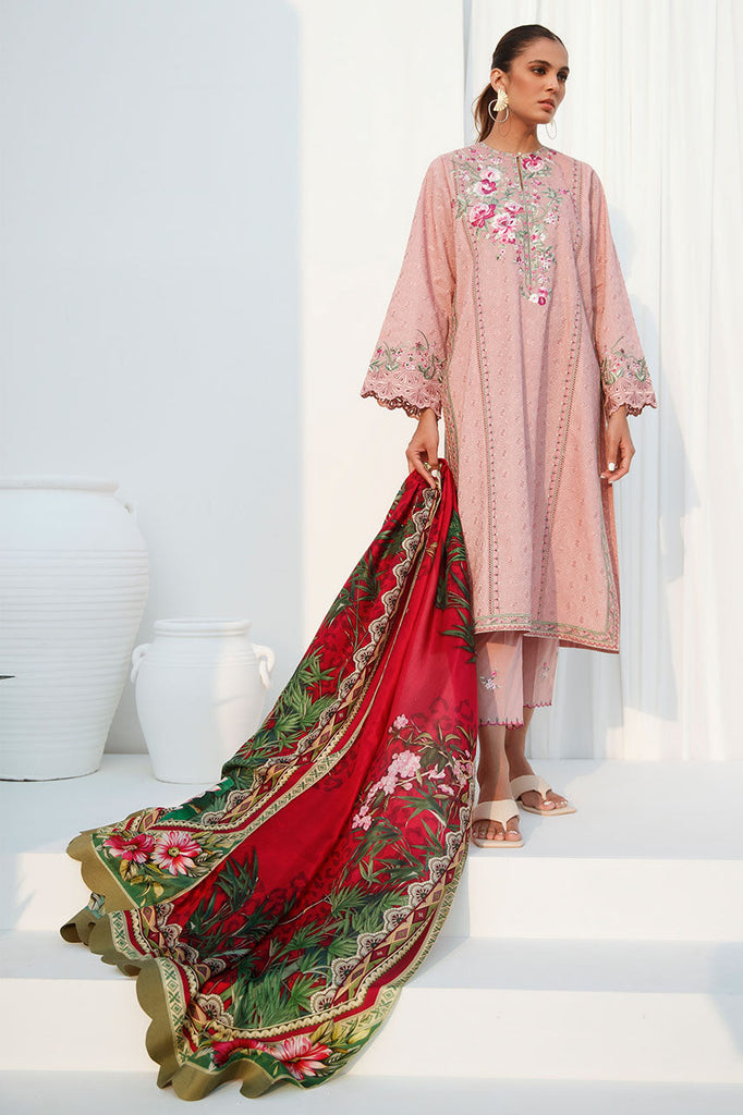 3 Piece Unstitched-Lawn