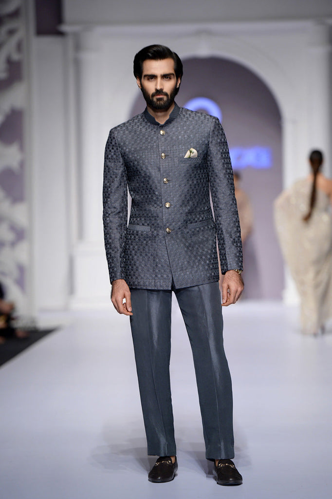 Coat & Trousers-Raw Silk