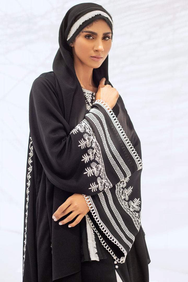 Abaya & Scarf-Crepe