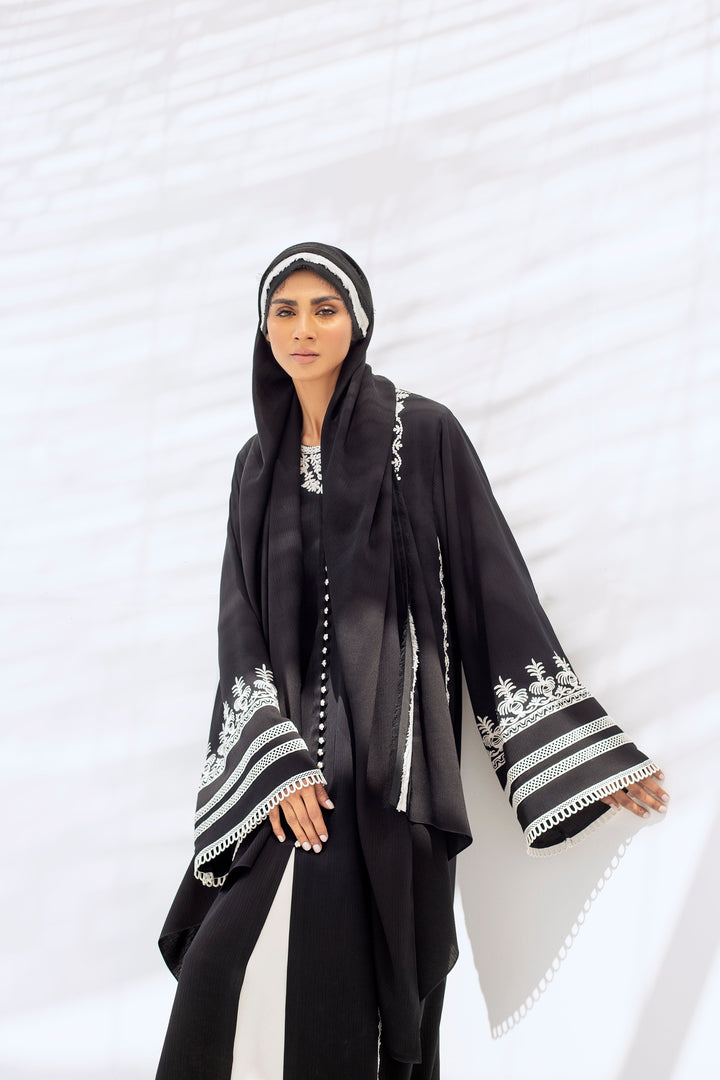 Abaya & Scarf-Crepe