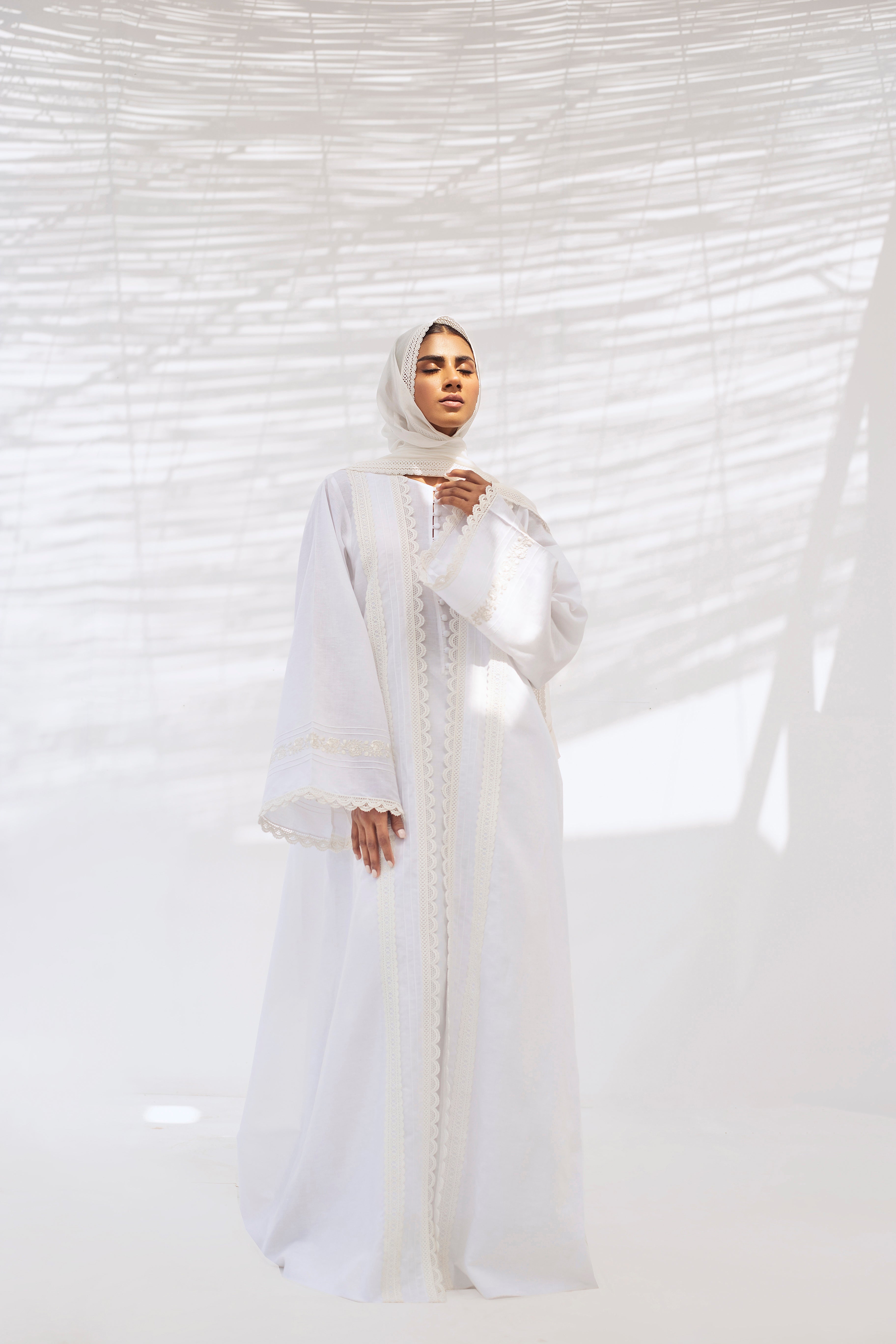 Abaya & Scarf-Linen
