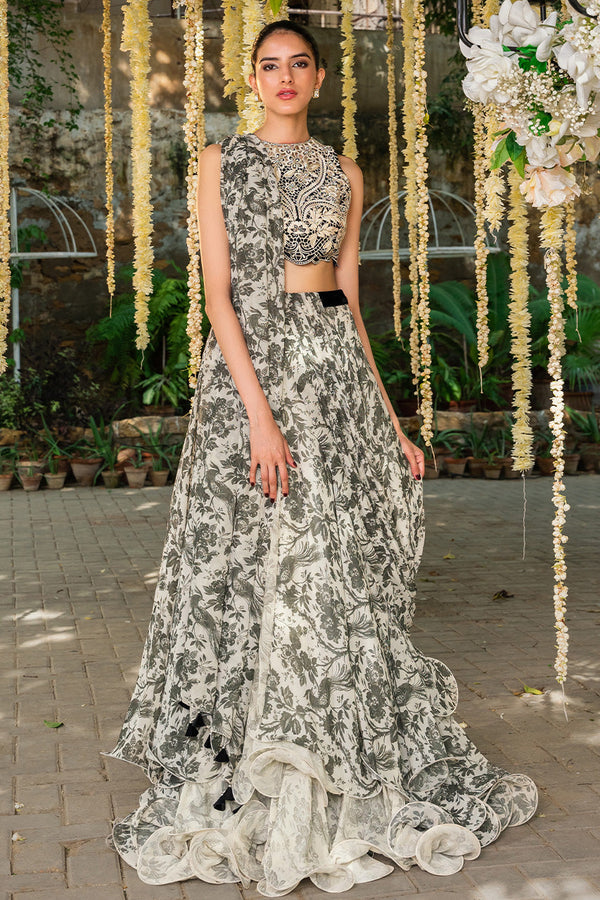 Choli & Saree-Georgette