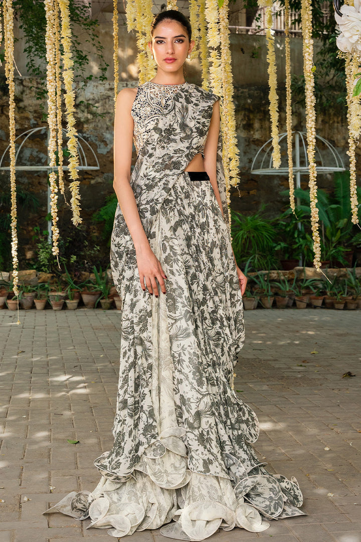 Choli & Saree-Georgette