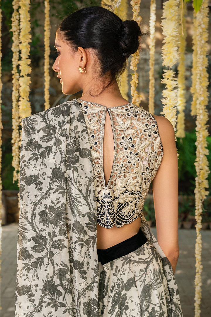 Choli & Saree-Georgette