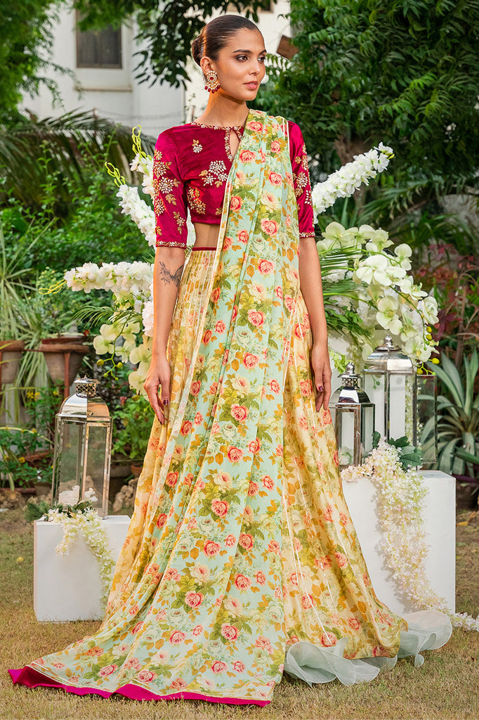 Choli & Lengha-Khaddi Silk