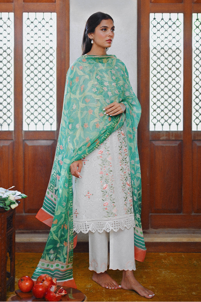 3 Piece Unstitched-Premium Lawn