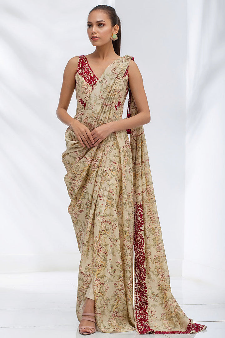 Saree-Khaddi Silk