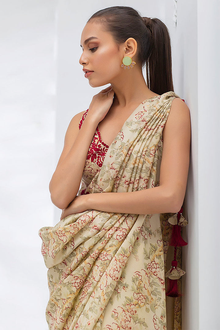 Saree-Khaddi Silk