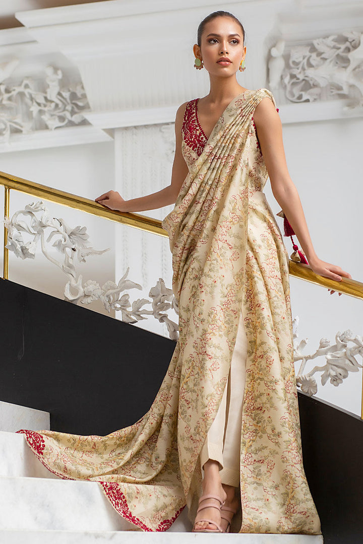 Saree-Khaddi Silk