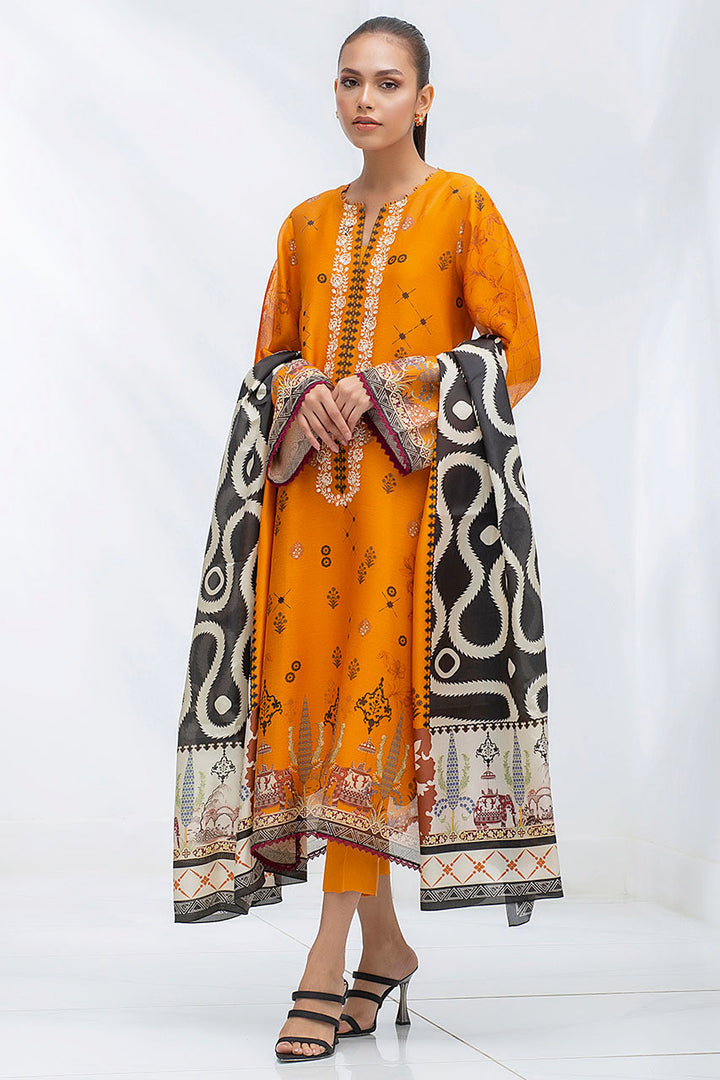 Kurta & Dupatta-Cotton Net