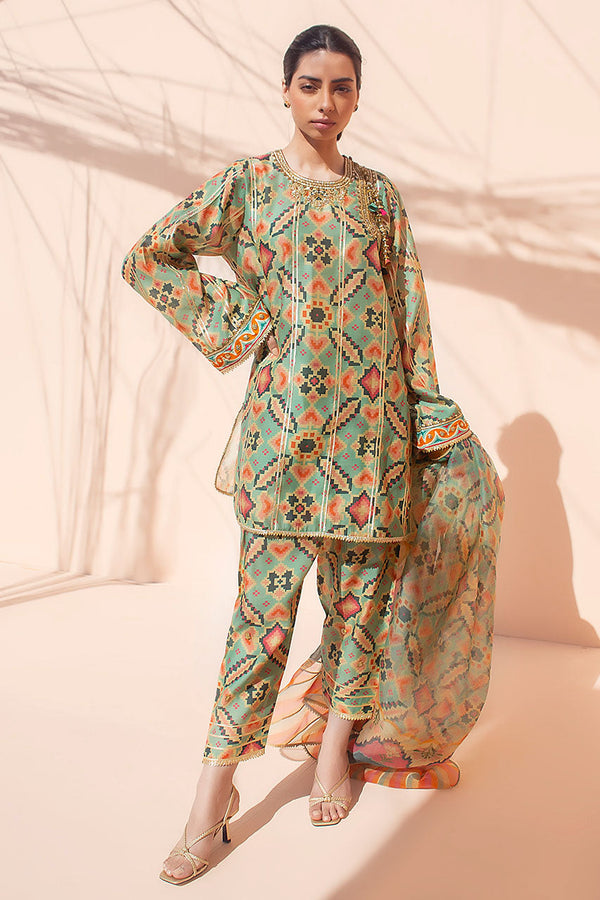 Full Set-Khaddi Silk
