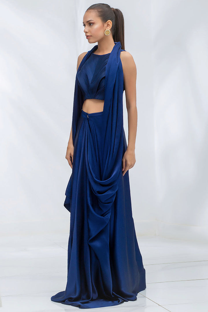 Saree & Choli-Charmeuse