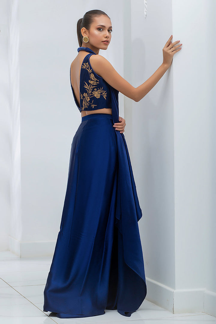 Saree & Choli-Charmeuse