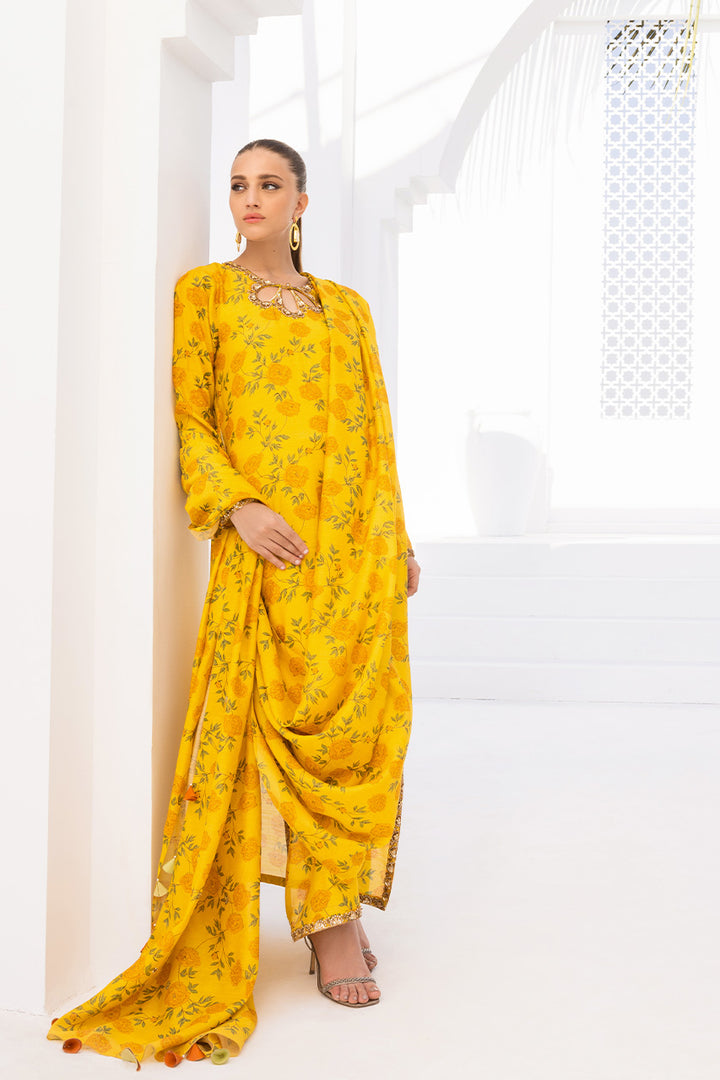 Shirt & Dupatta-Khaddi Silk