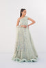 Draped Dress-Cotton Net