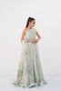 Draped Dress-Cotton Net