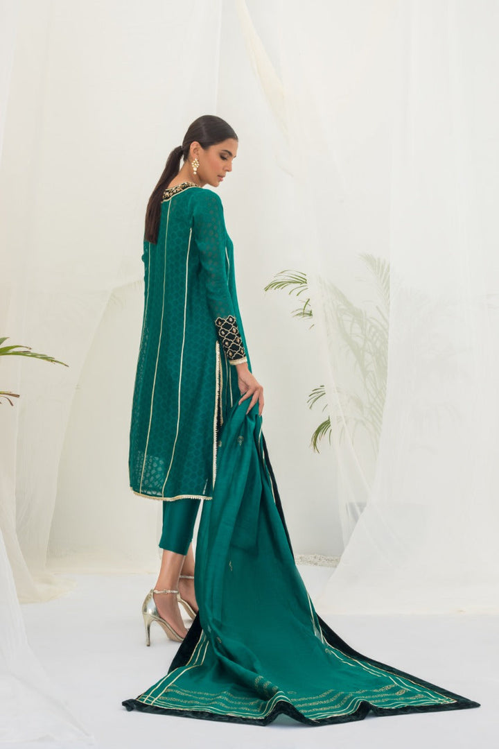Kurta & Dupatta-Cotton Net