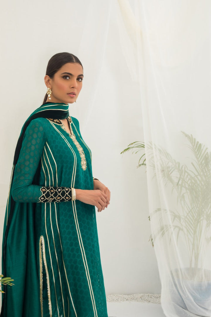Kurta & Dupatta-Cotton Net