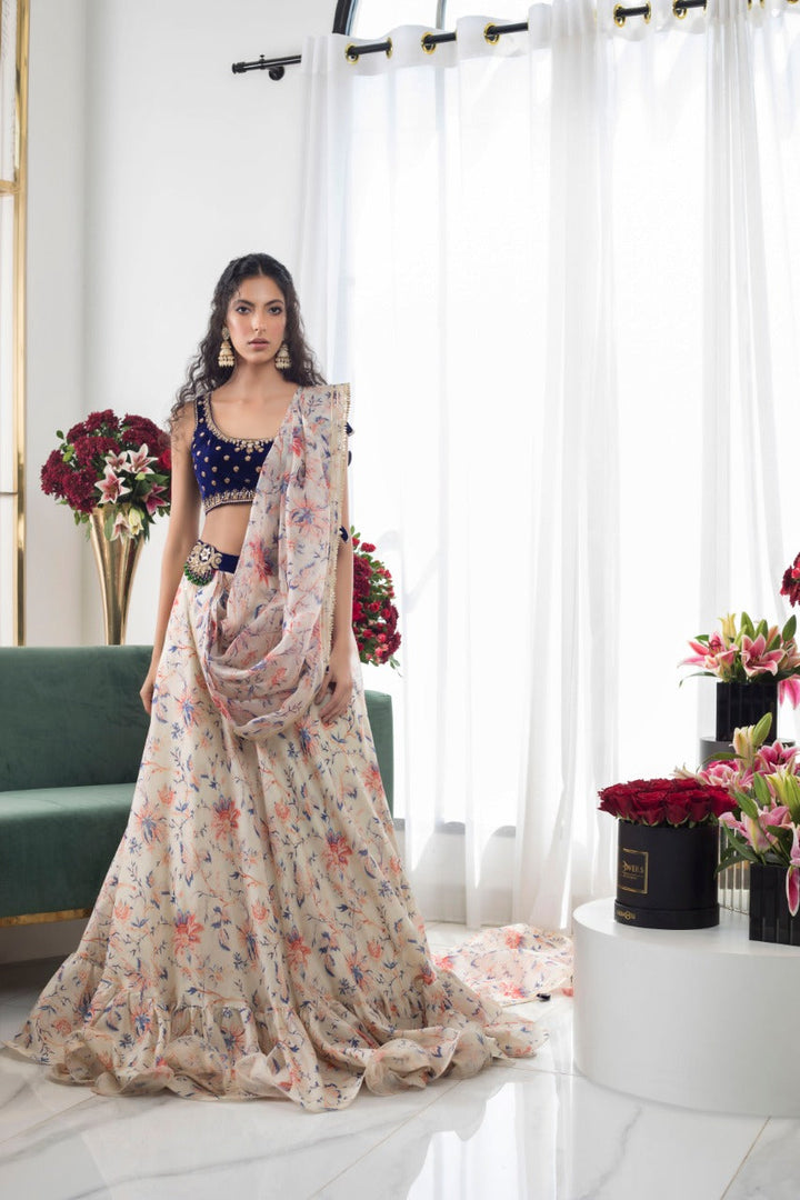 Choli & Lengha-Velvet