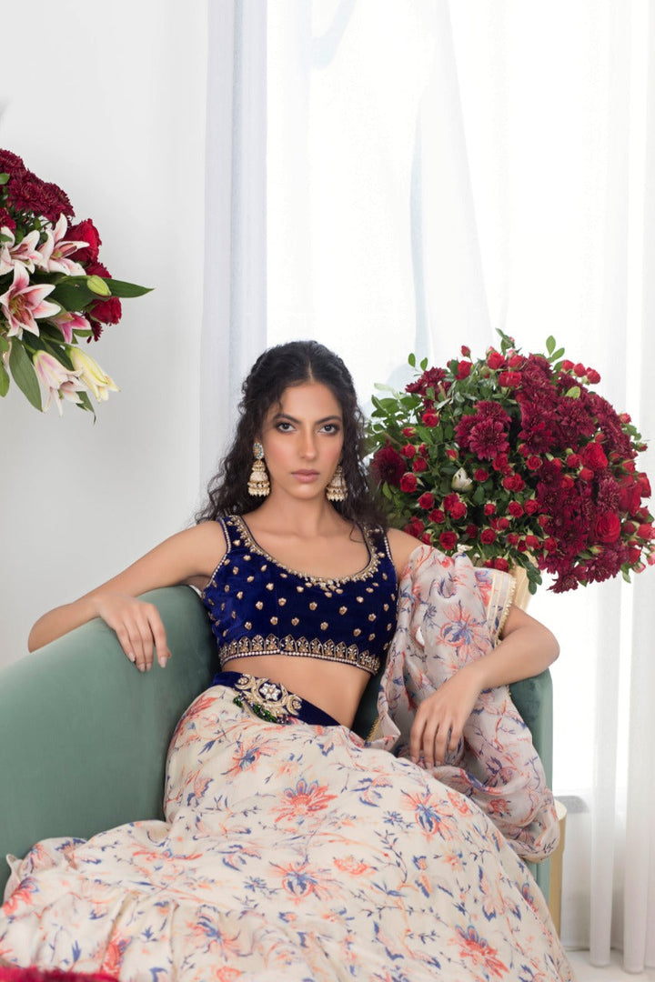 Choli & Lengha-Velvet