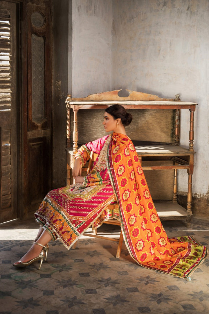Kurta & Dupatta-Raw Silk