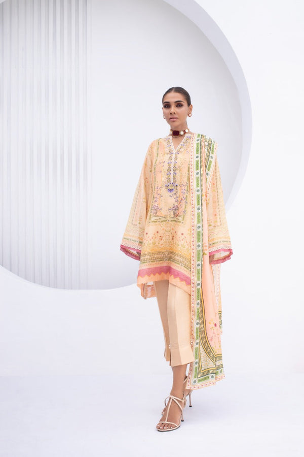 Kurta & Dupatta-Cotton Net