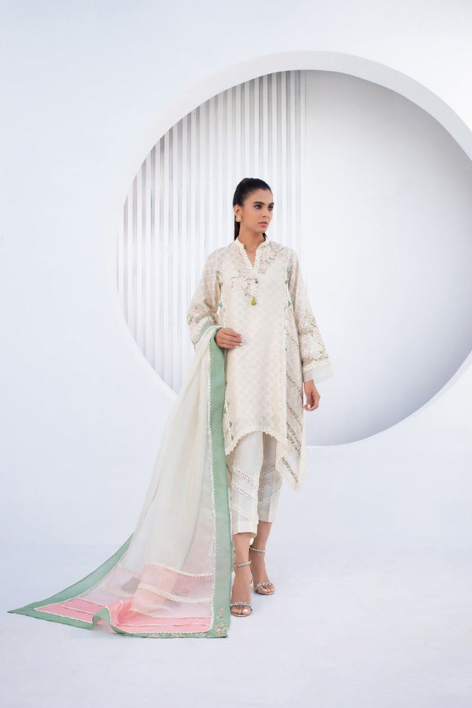 Kurta & Dupatta-Cotton Net