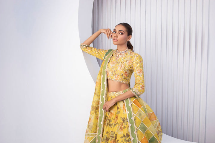Lengha & Choli-Khaddi Silk