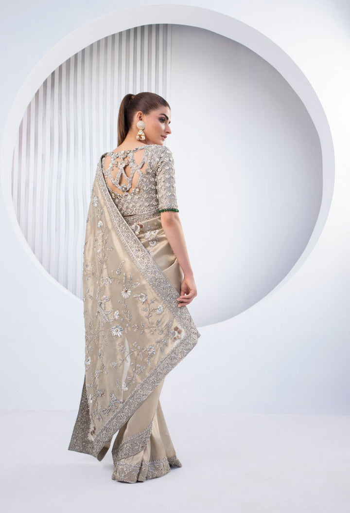 Gold Lame Saree-Lame