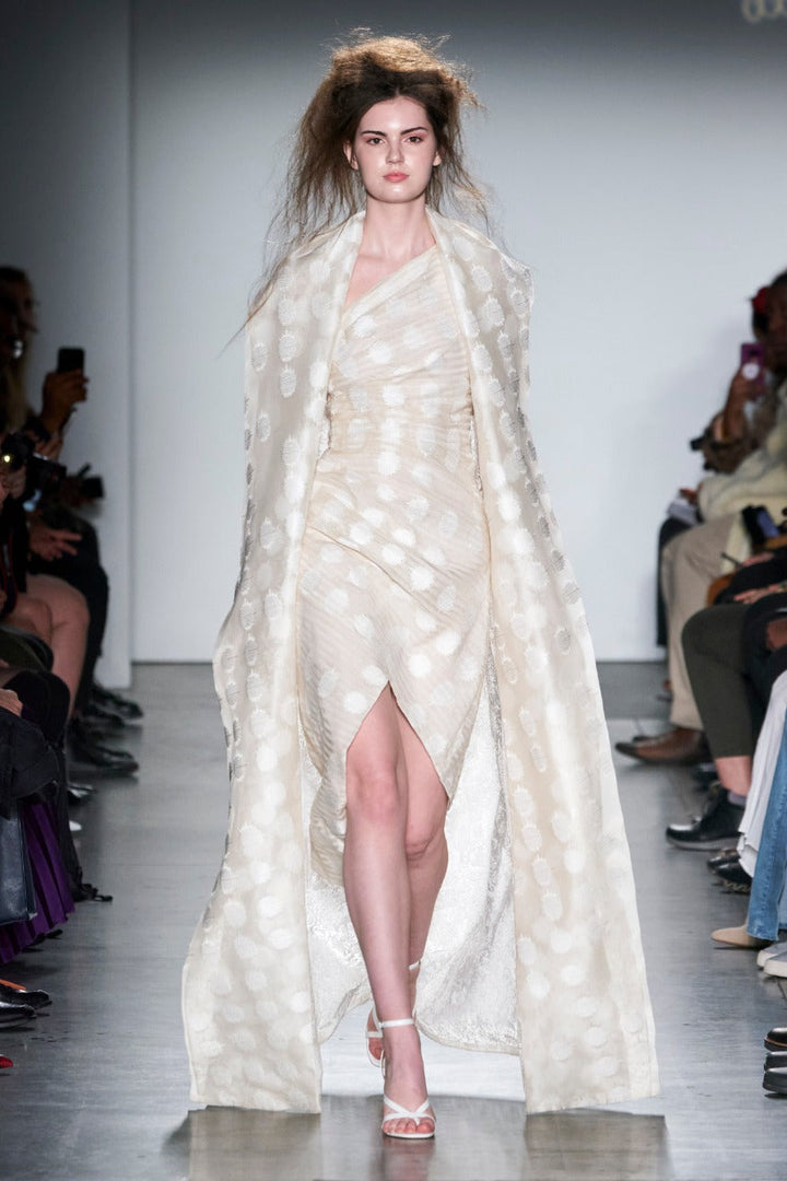 Draped Jacket-Organza