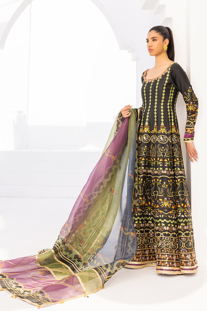 Peshwas & Dupatta-Raw Silk