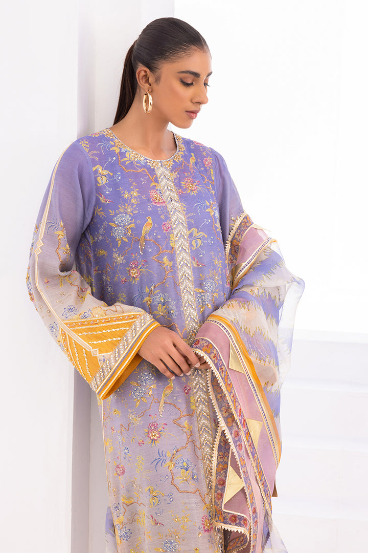 Kurta & Dupatta-Khaddi Silk