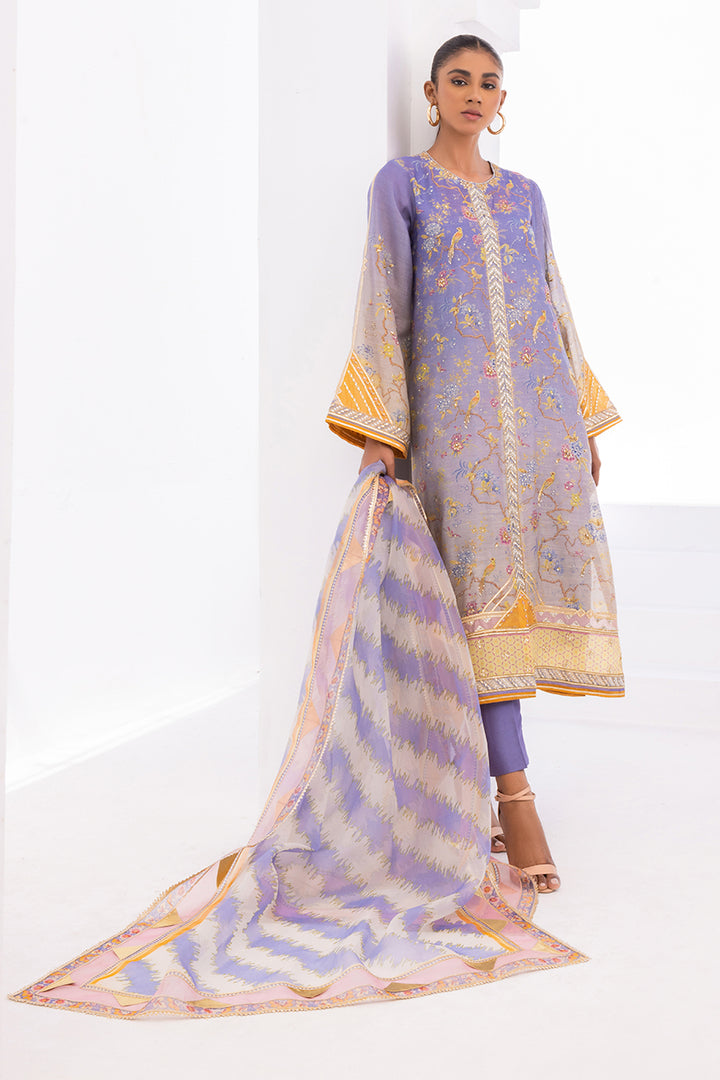 Kurta & Dupatta-Khaddi Silk