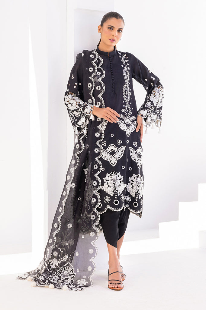 Shirt & Dupatta-Khaddi Silk